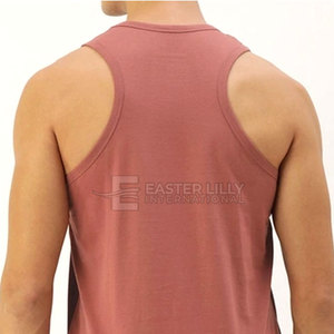 Camiseta sin Mangas Personalizada para Hombre, Cómoda, de Algodón, para Gimnasio, Fitness, Deportes, Running, con Servicio de Etiqueta Privada - Product Image 6
