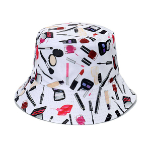 Fashion Makeup Solid Breathable Denim <b>Bucket</b> <b>Hat</b> Unisex Casual Spring Summer Style <b>White</b> Polyester - Product Image 1