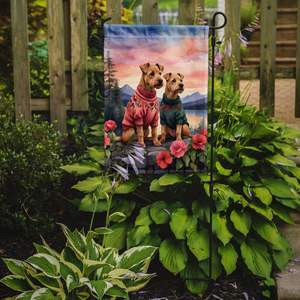 Lakeland Terrier Two Hearts <b>Garden</b> <b>Flag</b> Multicolor Decorative Yard Banner for Patio Artwork Mailbox & Flower Beds <b>Garden</b> Size - Product Image 2