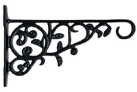 Support mural triangulaire en acier au carbone, style vintage, revêtement poudré, pour usage intérieur/extérieur, avec support pour plantes, panier, étagère
