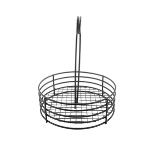 Hot Arrival Black Color Metal <b>Wire</b> <b>Basket</b> for Kitchen & Living Room Tabletop Decoration Customized Size Shape - Product Image 3