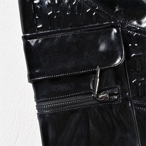 <b>Men</b>’s Custom <b>Leather</b> Pants Motorcycle Riding Biker <b>Trousers</b> Slim Fit Fashion Streetwear Premium Genuine <b>Leather</b> Wear - Product Image 6