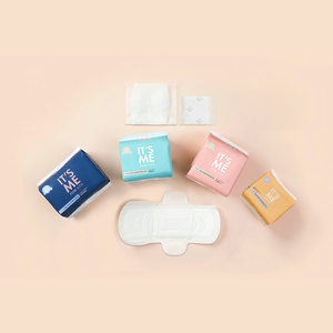 [Its Me] Pure & Fit - Paquete de 10 Toallas Sanitarias Grandes con Diseño de Diamantes para una Absorción Rápida y Servilleta Menstrual - Product Image 3