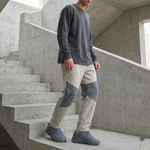 กางเกงจ็อกเกอร์โอเวอร์ไซส์สำหรับผู้ชายและผู้หญิง |   กางเกงทรงตรงแบบหลวม ระบายอากาศได้ดี เอวกลาง ยืดหยุ่น น้ำหนักเบา ทรงสกิมิทาร์ ผ้าชั้นอากาศ สวมใส่สบายสำหรับฤดูใบไม้ผลิ - Product Image 2