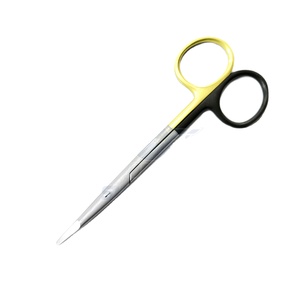 Knapp เครื่องมือผ่าตัดด้วยตนเองดีไซน์ล่าสุดกรรไกรตัดตรงโค้งงอ TC ทองสแตนเลส mol ความปลอดภัยปลายทื่อ - Product Image 1