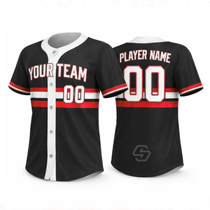 Maillot de baseball personnalisé marron doré, impression par sublimation, unisexe adulte, polyester anti-humidité, manches courtes, nom de l'équipe - Product Image 5
