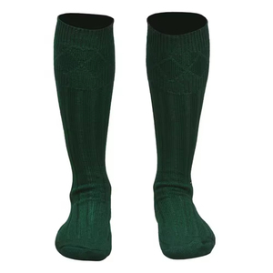 Chaussettes vertes à motif fantaisie, tricotées, respirantes, décontractées, pour adultes, style classique, en Spandex/Polyester/Coton, résistantes à l'effilochage, pour le sport - Product Image 5