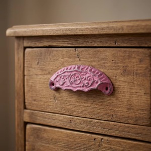 Hot Selling Pink Distressed Industrial Ceramic Furniture Handles and <b>Knobs</b> for Kitchen Bedroom Wardrobe <b>Dresser</b>-beads Art - Product Image 4