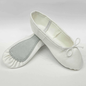 Zapatillas de Ballet de Media Suela de Cuero Genuino Estilo Danza Rítmica para Mujeres/Niñas Adultas, Zapatillas de Ballet de Lujo con Suela Blanda de Cuero para Punta - Product Image 5