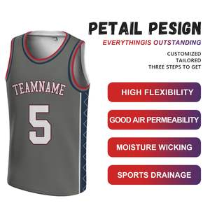 Maillots de basket personnalisés en sublimation, légers, respirants, en polyester, uniformes d'équipe pour hommes et jeunes. - Product Image 5