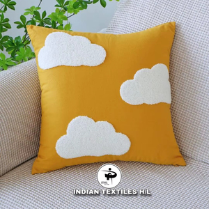 Housse de coussin carrée style nordique bohème ethnique 2026, technique tissée, brodée, touffetée, vintage, écologique, personnalisable, OEM, vente en gros - Product Image 1