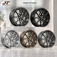 Jantes forgées en satin graphite à motif Y séparé, concaves profondes, 18-22 pouces, 5x108 5x112 5x120, en alliage 6061-T6 pour BMW Audi Mercedes-Benz
