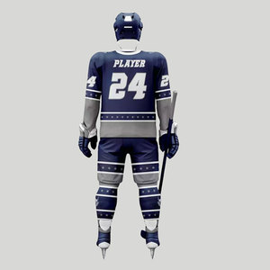 Uniforme de hockey sur glace sur mesure de qualité supérieure à prix raisonnable, fabriqué en tissu 100% polyester - Product Image 6
