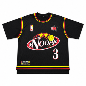 OEM Custom 240 GSM <b>Men's</b> Double Layer Mesh Sublimation Jersey With Cotton Acid Wash Oversized T-Shirt | Streetwear Manufacturer - Product Image 3