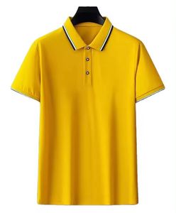 Camiseta Polo de Punto Bordada para Hombre, Estilo Casual, Verano, Manga Corta, Cuello con Botones, Logotipo, Servicio OEM Disponible, Venta al Por Mayor - Product Image 1