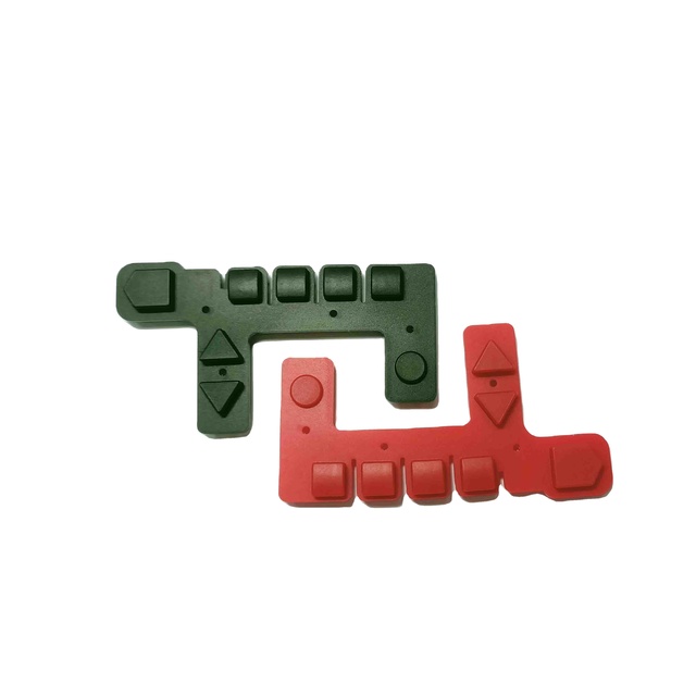 High Quality Custom Silicone Rubber Membrane Keypad 50-60 Shore Hardness White/Black Color Factory Priced Cutting Processing
