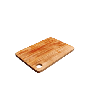 Planche à découper en bois au design classique avec poignée florale, forme rectangulaire, pour usage en cuisine, bloc de découpe fait main - Product Image 6