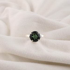 Zubeda Gems Green Tourmaline Gemstone <b>Ring</b> 925 Sterling Silver Luxury Premium Grade Vintage Statement Jewelry IGI Certified - Product Image 1