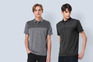 [MARK] OEM/ODM Camiseta Polo de Alto Rendimiento con Estampado de Rayas Refrigerantes MT-528 de Marca Coreana - Product Image 2