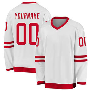 Camiseta de Hockey sobre Hielo Deportiva Transpirable, Camiseta de Equipo Sublimada Personalizada, Uniforme de Hockey Ligero de Secado Rápido para Entrenamiento - Product Image 2