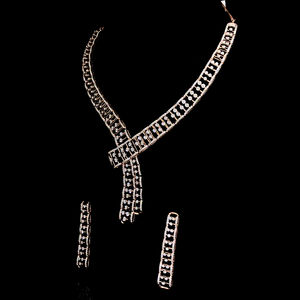 Exquisito Conjunto de Collar y Aretes Chapados en Oro Rosa de 14 Quilates con Diamantes Naturales Brillantes de 5.64 ct GH VS-SI, Joyería Fina Elegante para Mujer - Product Image 2