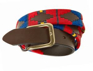 Ceinture Polo en Cuir Véritable Haut de Gamme Faite Main avec Motif Tressé, Robuste, Unisexe, Direct Bags Case LPB-0105 - Product Image 3