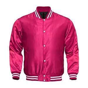 Custom Satin <b>Jacket</b> Men | Embroidered Patch Varsity Coach <b>Jacket</b> | Wholesale OEM Streetwear Bomber Satin <b>Jacket</b> Manufacturer - Product Image 3