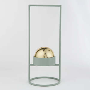 Quemador de incienso moderno de metal con cúpula de latón, minimalista, estilo nórdico, para decoración de hogar, oficina, meditación, majlis. - Product Image 3