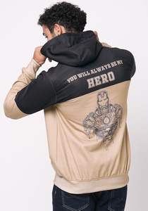 Sweat à capuche zippé intégral personnalisé style mode, 100% coton, coupe ample, décontracté, pour homme - Product Image 5