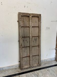 Paneles de Puerta de Madera Maciza Antiguos con Marco Tallado a Mano, Ecológicos, para Dormitorio, Sala de Estar, Muebles para el Hogar - Product Image 2