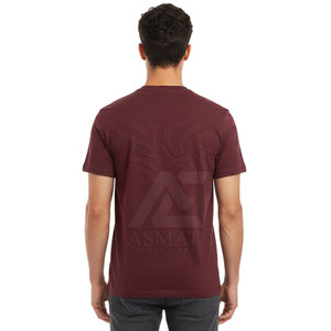 T-shirt pour homme en coton texturé avec motif en relief, décontracté, à porter tous les jours, confortable, style streetwear - Product Image 6