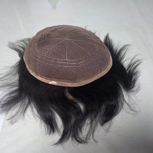 ท็อปเป้ผมแท้แบบเต็มศีรษะสำหรับผู้ชาย ผมอินเดียเรมี่ แบบลอน ความหนาแน่น 100% ความยาวสั้น TAZ HAIR BANGLADESH - Product Image 2