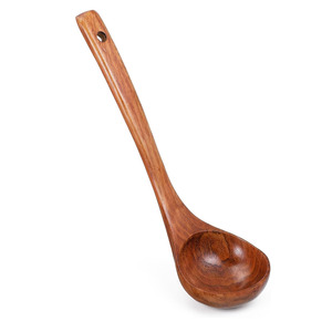 Best serving wood tasting spoon natural solid wooden meal <b>cupping</b> spoon with different sizes - Product Image 5