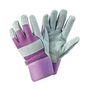 Got Skin Leather Construction Safety Working <b>Gloves</b> <b>PVC</b> Industrial Breathable Palm Safety Hand <b>Gloves</b> - Product Image 1