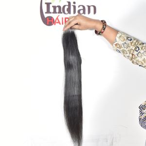 Extensiones de Cabello Humano Liso Natural Negro de 100g con Doble Trama, Precio Mayorista, Fabricadas por Proveedor a Granel - Product Image 2