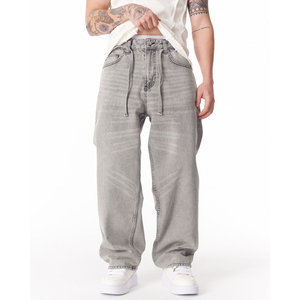 Baba-Bashir-Exporter <b>Men's</b> Lightweight 100% Cotton <b>Drawstring</b> Joggers Casual Baggy <b>Jeans</b> Skinny Breathable Quick Dry Pants - Product Image 4