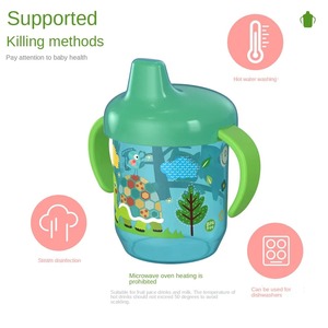 Vaso de entrenamiento con asas para bebés, taza especial para niños pequeños, niños y niñas, para aprender a beber de forma independiente - Product Image 6