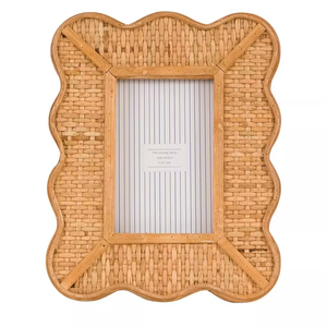 Marco de Fotos de Ratán de Diseño Famoso, Marco de Fotos Tejido de Ratán Natural a un Precio Muy Bajo - Product Image 1
