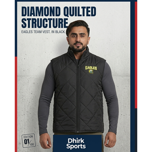Gilet matelassé pour homme avec fermeture éclair intégrale, col montant, sans manches, logo personnalisé, vêtement d'extérieur pour équipe universitaire, 100 % polyester, broderie - Product Image 4