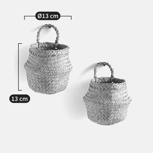 Woven Straw <b>Wall</b> <b>Baskets</b> Handmade <b>Storage</b> <b>Basket</b> Wholesale eco-friendly Made Viet Nam - Product Image 4