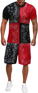 Ensemble chemise et short pour homme, été, respirant, 100% coton, personnalisé, manches courtes, style streetwear - Product Image 6