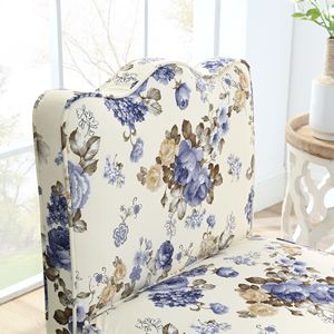 Sedia da Pranzo Singola in Flanella con Seduta e Schienale Morbidi Senza Braccioli, Cuscino Abbinato per Supporto Lombare - Product Image 4