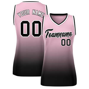 Conjunto de Camiseta de Baloncesto Personalizada, Bordada, 100% Poliéster, Transpirable, Sin Mangas, Cuello en V, Unisex, para Adultos, para Todas las Temporadas - Product Image 6