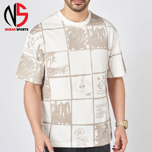Camiseta de Hombre Personalizada, 100% Algodón, 220GSM, Transpirable, Hombros Caídos, Cuello Redondo, Corte Holgado, Estilo Vintage 2026 - Product Image 1