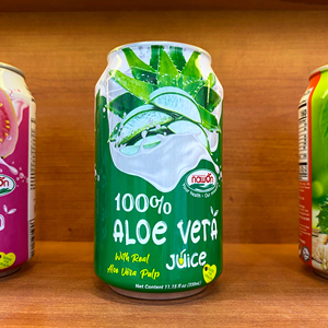 Producto de Vietnam 100% Aloe Vera Juice Drinks 330ML Can Healthy Fruit Drinks by NAWON Beverage Factory Low MOQ-Muestra gratis - Product Image 3