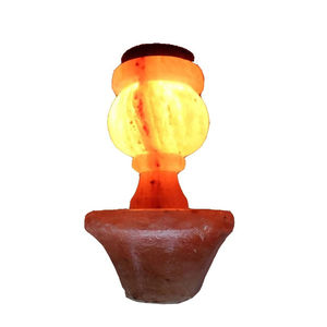 Lampe de table artisanale en sel de l'Himalaya éco-responsable, couleur naturelle, décorative pour la maison et le bureau, taille personnalisée, vente en gros - Product Image 2