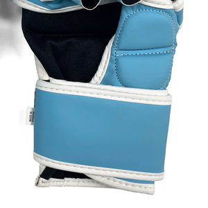 Guantes de Sparring MMA de Cuero Vacuno de 10oz de Súper Calidad, Certificados ISO9001, con Patrón Impreso a Color Personalizado para Artes Marciales - Product Image 6