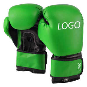 Guantes de Boxeo Unisex de Cuero Genuino Personalizados al por Mayor, de Alta Calidad, Transpirables, con Cierre de Gancho y Bucle, para Sparring al Aire Libre - Product Image 2