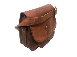 Bolso bandolera personalizado Vintage 100% de cuero genuino con solapa para SILLÍN, funda portátil informal Bohemia a la moda para mujer - Product Image 2