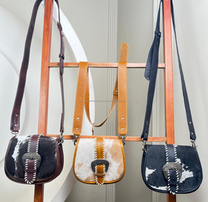 Sac à bandoulière de haute qualité pour femmes, sac à main en cuir de vachette avec logo personnalisé, véritable sac à bandoulière en cuir véritable pour femmes - Product Image 4